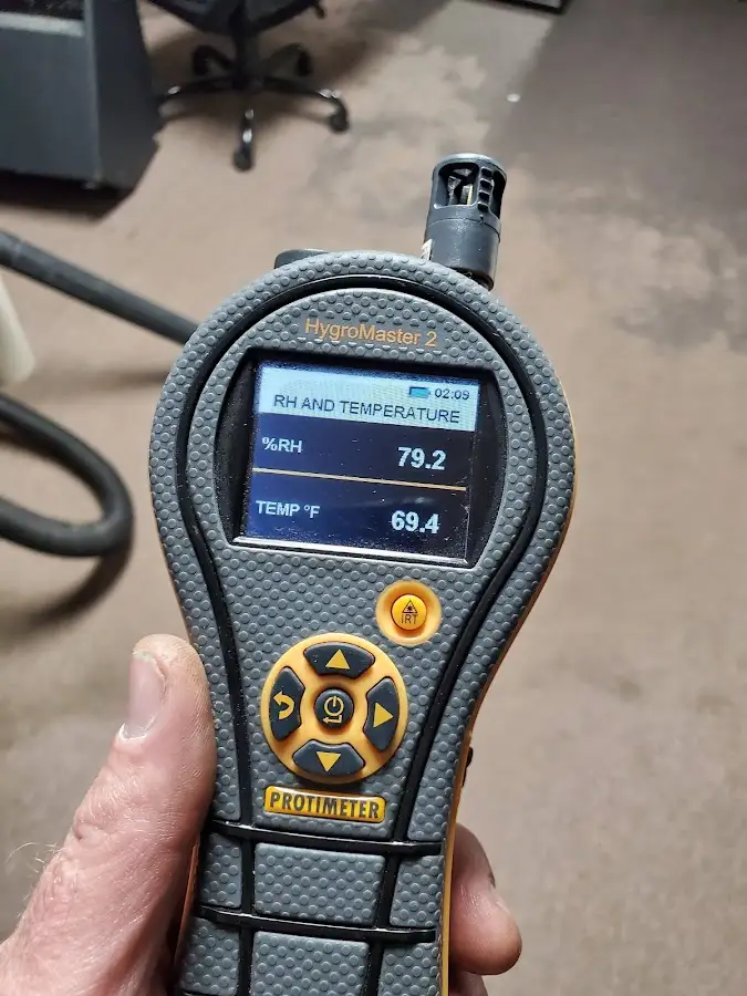 Moisture meter humidity assessment for Fire & Smoke Damage Restoration in Riverton